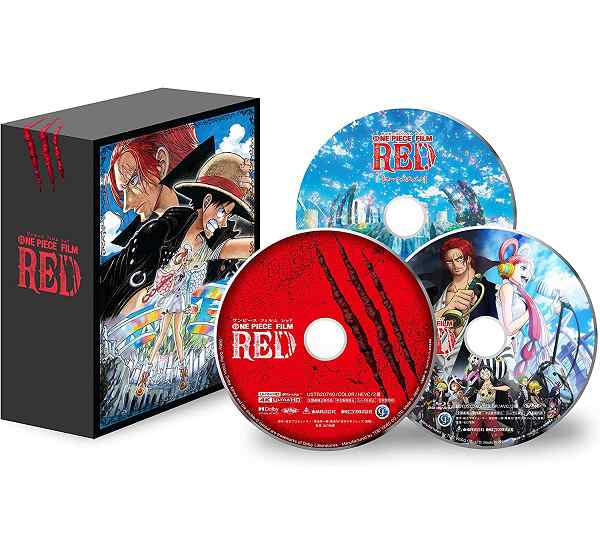 【新品】１週間以内発送【クリアスリーブ・クリアカード付】「ONE PIECE FILM RED デラックス・リミテッド・エディション」スチールブッ