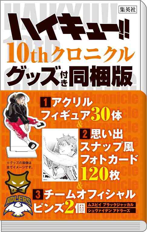 【新品】【即納】 ハイキュー!! 10thクロニクル グッズ付き同梱版 (愛蔵版コミックス) 古舘 春一 はいきゅー 漫画 アニメ｜au PAY  マーケット