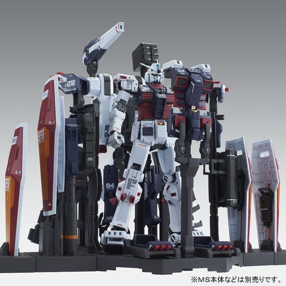 【新品】１週間以内発送 MG 1/100 ウエポン＆アーマーハンガー FOR フルアーマー・ガンダム Ver.Ka (GUNDAM THUNDERBOLT版) 組み立て式プラモデル ガンプラ_1