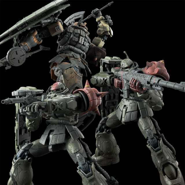【新品】【即納】ＨＧ 1/144 ザクＩＩ Ｆ型 チャブス機 ＆ ケイル機 + 無識別型ザクＩＩ ソラリ機 再現パーツセット(復讐のレクイエム)　プラモデル