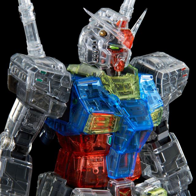 【新品】1週間以内発送【クリア外装パーツ】PG UNLEASHED 1/60 RX-78-2 ガンダム クリアカラーボディプラモデル　※当商品にMS本体等は付属しません。