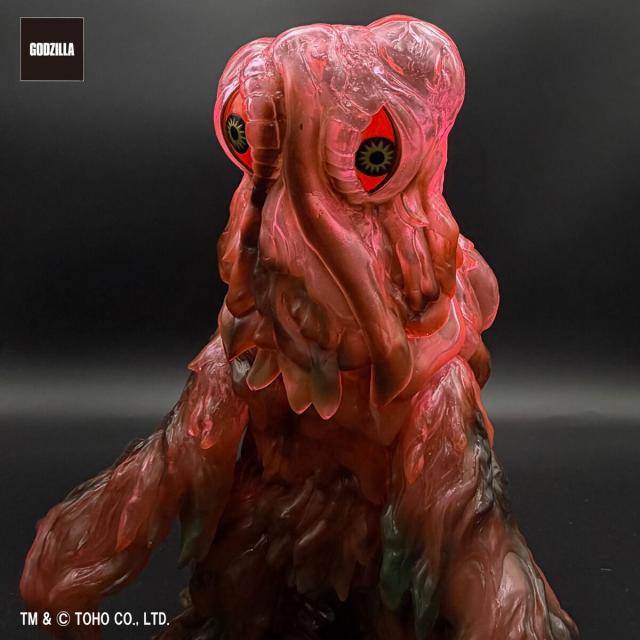 【新品】6月入荷次第発送予定　GVA-MCヘドラパッションピンク（P.P.PUDDING）　カラフル 怪獣 GODZILLA VINYL ART アートソフビ_1