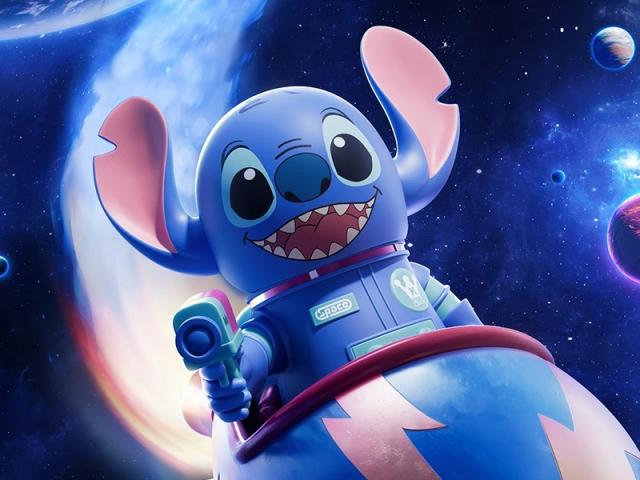 新品】【即納】MEGA コレクション 1000% SPACE MOLLY Stitch POP MART