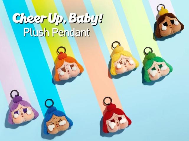 【新品】１週間以内発送【アソートボックス 6ピース】CRYBABY CHEER UP, BABY! シリーズ ぬいぐるみペンダント　POPMART ポップマート クライベイビー 泣き顔_1