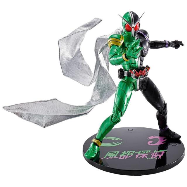 【新品】1週間以内発送　S.H.Figuarts（真骨彫製法）仮面ライダーW サイクロンジョーカー 風都探偵アニメ化記念　S.H.フィギュアーツ 塗装済み可動フィギュア