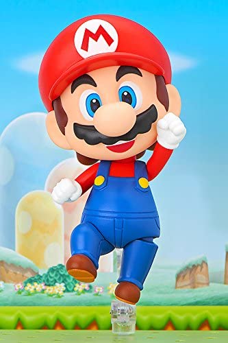 【新品】1週間以内発送　ねんどろいど スーパーマリオ マリオ ノンスケール 塗装済み可動フィギュア Super Mario ゲーム キャラクター 映画 るいーじ まりお