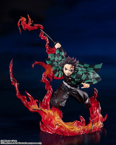 【新品】1週間以内発送　フィギュアーツZERO 鬼滅の刃 竈門炭治郎 全集中 約190mm PVC・ABS製 塗装済み完成品フィギュア_1
