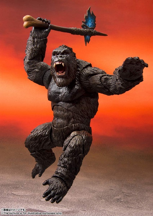 【新品】1週間以内発送　S.H.モンスターアーツ KONG from Movie 『GODZILLA VS. KONG』(2021) (仮) 約145mm フィギュア ゴジラ コング ゴリラ_2