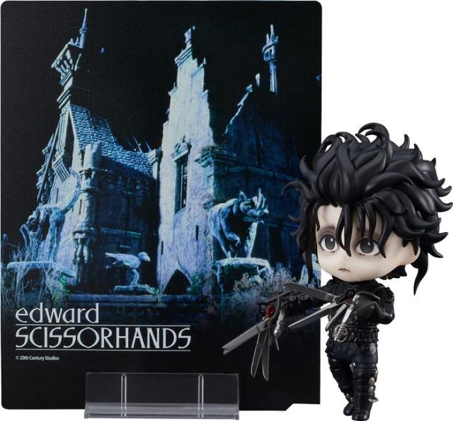 【新品】1週間以内発送【限定 スペシャル背景シート封入】ねんどろいど シザーハンズ エドワード シザーハンズ フィギュア Edward Scissorhands 映画