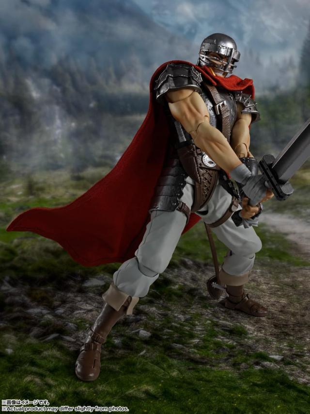 【新品】1週間以内発送　S.H.フィギュアーツ ベルセルク ガッツ（鷹の団） 約160mm PVC&ABS&布製 塗装済み可動フィギュア　S.H.Figuarts 三浦建太郎