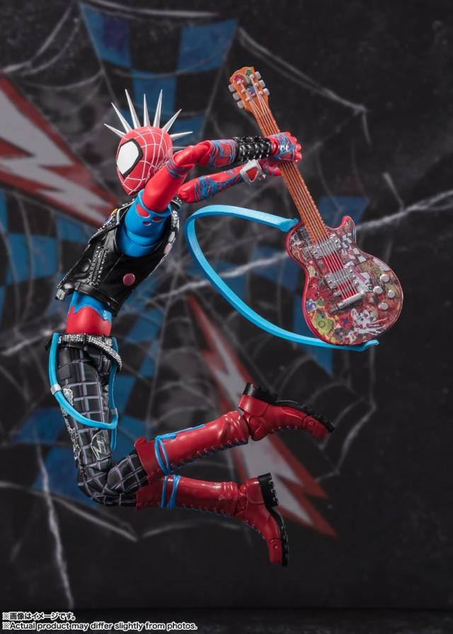 【新品】1週間以内発送　S.H.フィギュアーツ スパイダー・パンク（スパイダーマン:アクロス・ザ・スパイダーバース） 約175mm 可動フィギュア S.H.Figuarts