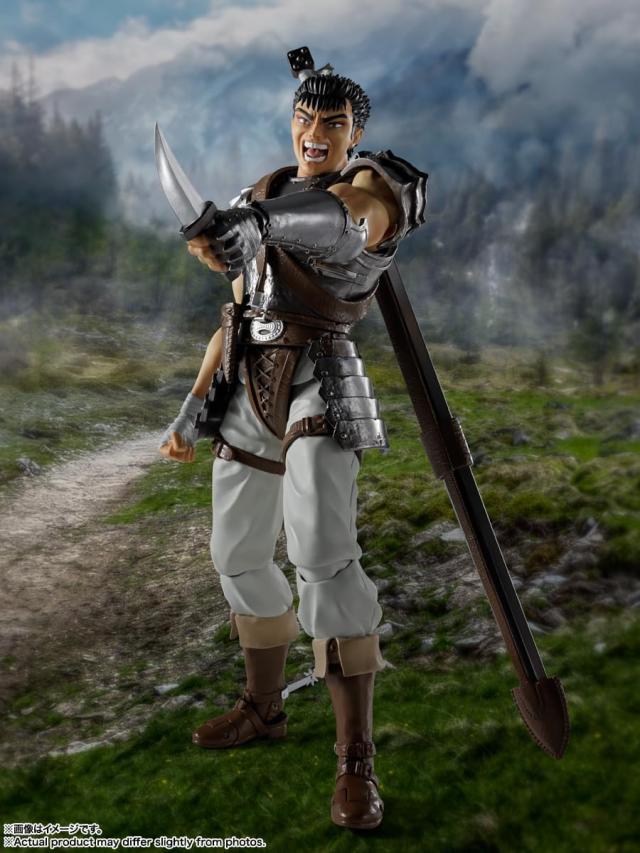 【新品】1週間以内発送　S.H.フィギュアーツ ベルセルク ガッツ（鷹の団） 約160mm PVC&ABS&布製 塗装済み可動フィギュア　S.H.Figuarts 三浦建太郎