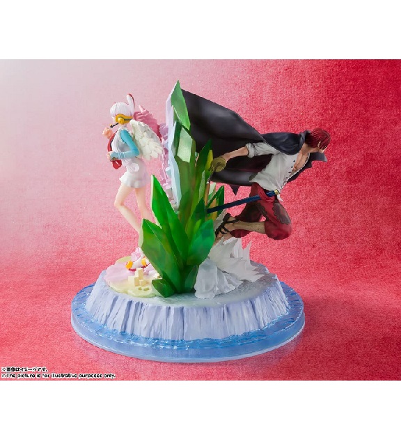 【新品】1週間以内発送　フィギュアーツZERO ［超激戦］ワンピース シャンクス＆ウタ -ONE PIECE FILM RED Ver.- フィギュア_4