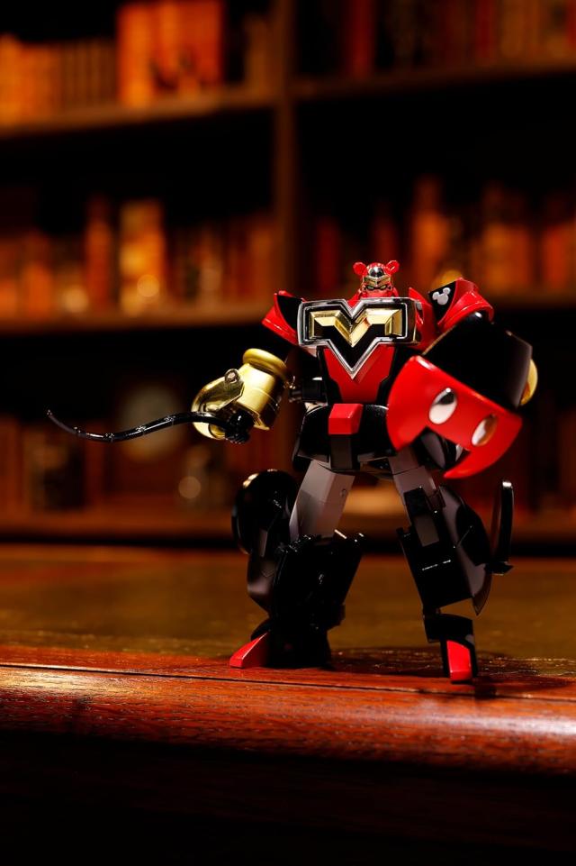 【新品】1週間以内発送　超合金 ディズニーキャラクター 超変形 ミッキーマウス by 大河原邦男 約125mm フィギュア　TAMASHII NATIONS 変形口ボ スーパーチェンジ_2
