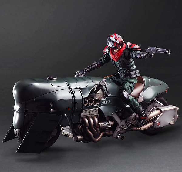 フィギュアメーカーPlayAファイナルファンタジーVII 上級バイク警備兵 \u0026 バイク フィギュア 新品