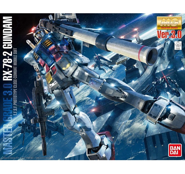 【新品】1週間以内発送　MG 機動戦士ガンダム RX-78-2 ガンダムVer.3.0 1/100スケール 色分け済みプラモデル がんだむ ガンプラ