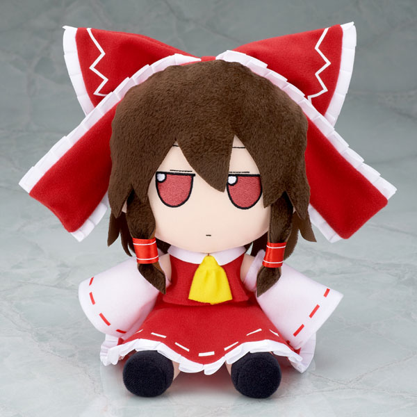 【新品】9月入荷次第発送予定　【特典 缶バッジ付き】東方ぬいぐるみシリーズ1 博麗霊夢 ふもふもれいむ。　東方Project Gift ギフト はくれい れいむ