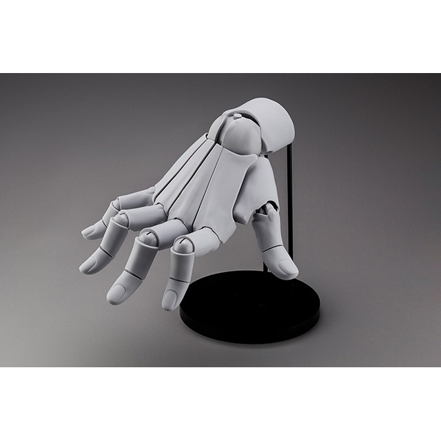 【新品】１週間以内発送 ARTIST SUPPORT ITEM 加々美高浩 ハンドモデル/R -GRAY-　KOTOBUKIYA コトブキヤ 美手 リアルな可動域 フィギュア 模型 人体 モデル_1