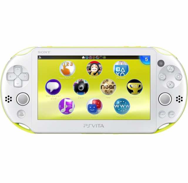 【新品】【即納】 PlayStation Vita Wi-Fiモデル ライムグリーン/ホワイト (PCH-2000ZA13)　Vita本体 ゲーム機 おもちゃ PSV