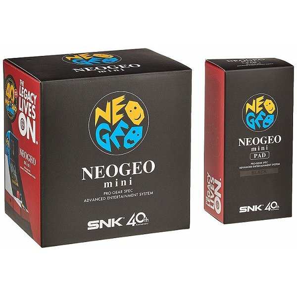 【新品】1週間以内発送　NEOGEO mini + NEOGEO mini PAD (黒) セット　ネオジオミニ