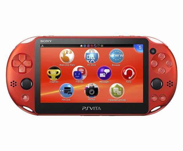 【新品】【即納】 PlayStation Vita Wi-Fiモデル メタリック・レッド (PCH-2000ZA26)　本体　ソニー