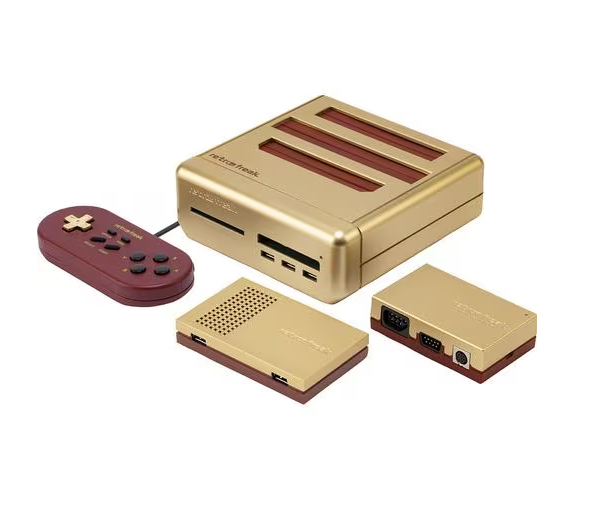 レトロフリーク　コントローラーアダプターセット　新品未使用品 新品未開封】レトロフリーク レッド×ホワイト（コントローラー