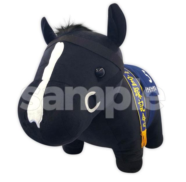 【新品】3日以内に発送【委託販売】サラブレッドコレクション スクラッチ A賞 第四弾 超BIGぬいぐるみ イクイノックス サイズ：H400mm×W250mm×D550mmの通販は