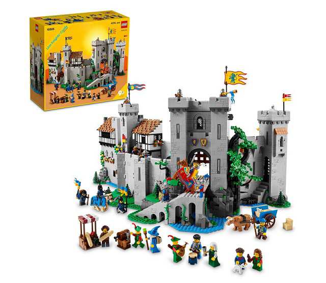 新品」LEGO レゴ ライオン騎士の城-