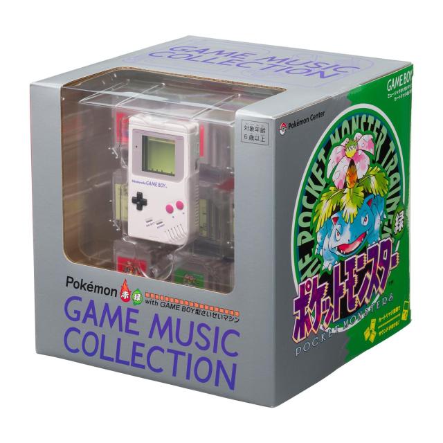 【新品】27年2月入荷次第次第に送りとどける申し合わせ ポケモン赤・緑 GAME MUSIC COLLECTION with GAME BOY型さいせい機関 衣嚢異類異形 Pokemon