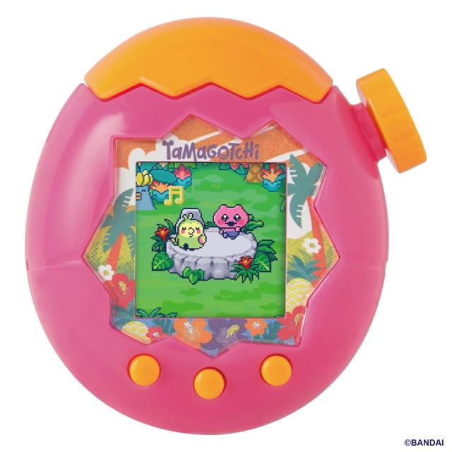 【新品】7月入荷次第発送予定　Tamagotchi Paradise - Orange Tropics Premium Set　たまごっち パラダイス 育成 おもちゃ タマゴッチ_1
