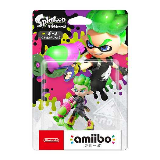 新品】１週間以内発送 amiibo ボーイ【ネオングリーン】 （スプラトゥーンシリーズ） 任天堂 アミーボ フィギュア おもちゃ  Splatoonの通販はau PAY マーケット - SPW | au PAY マーケット－通販サイト