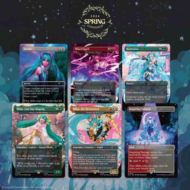 【新品】【即納】マジック：ザ・ギャザリング Secret Lair Spring Superdrop 2024 Hatsune Miku: Sakura Superstar Bundle Wizards of th