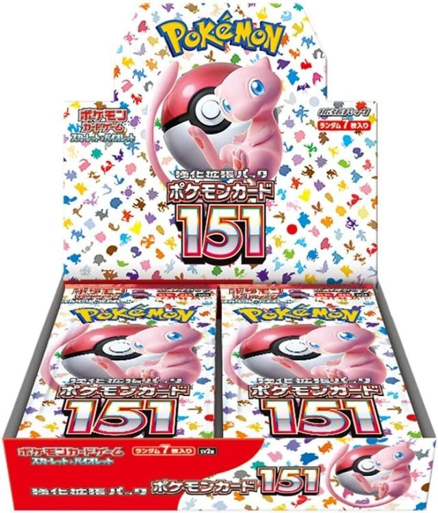 【新品】1週間以内発送　ポケモンカードゲーム スカーレット&バイオレット 強化拡張パック 「ポケモンカード151」 BOX Pokemon ポケットモンスター