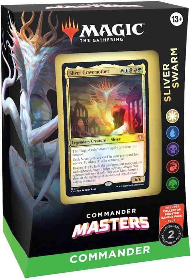 【新品】【即納】【英語版】MTG マジック：ザ・ギャザリング 『統率者マスターズ』統率者デッキ 「スリヴァーの群れ」 トレカ ウィザーズ