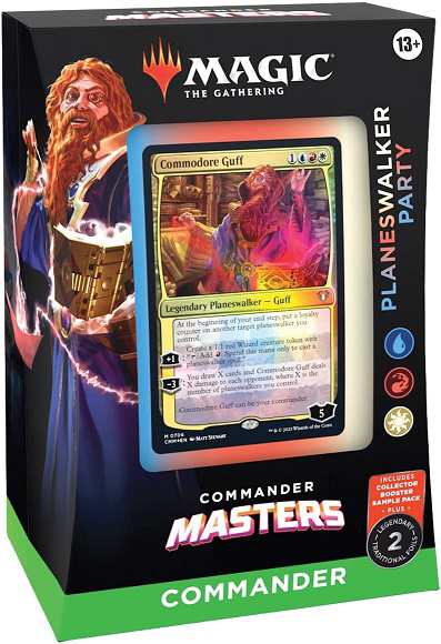 【新品】【即納】【英語版】MTG マジック：ザ・ギャザリング 『統率者マスターズ』統率者デッキ プレインズウォーカー・パーティー トレ