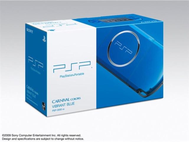 【新品】【即納】 PSP「プレイステーション・ポータブル」 バイブラント・ブルー (PSP-3000VB)　Sony PSP ゲーム機 本体 ソニー
