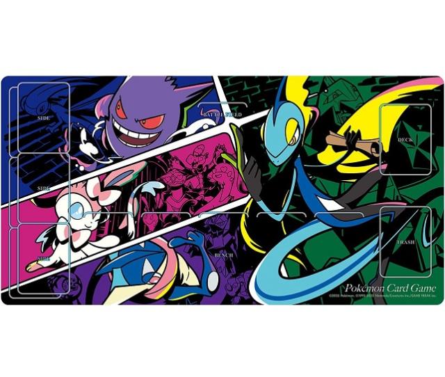 【新品】１週以内送りとどける ポケモンセンターオリジナル ポケモンカードゲーム ラバープレイマット Midnight Agent -the cinema-十二時 仲立ち人