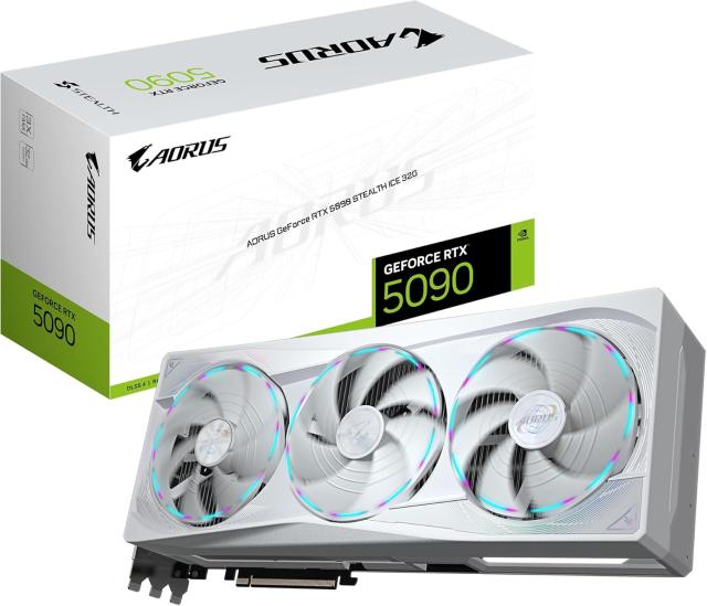 【新品】【即納】【代引き不可】 GIGABYTE NVIDIA Geforce RTX5090 搭載 グラフィックボード GDDR7 32GB ギガバイト GV-N5090AORUSST ICE-32GD