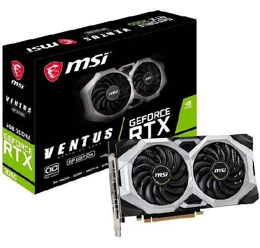 【新品】1週間以内発送　MSI GeForce RTX 2060 VENTUS GP OC グラフィックスボード VD7626