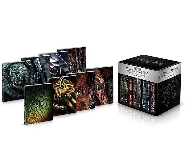 【新品】【即納】(300SET 限定)デラックスメタルケース仕様 ゲーム・オブ・スローンズ(第一章~最終章)4K ULTRA HD コンプリート Blu-ray