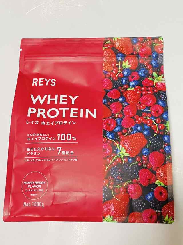 【新品】【即納】【ミックスベリー風味】REYS レイズ ホエイ プロテイン 山澤 礼明 監修 1kg 国内製造 ビタミン7種配合 WPCプロテイン  ホ｜au PAY マーケット