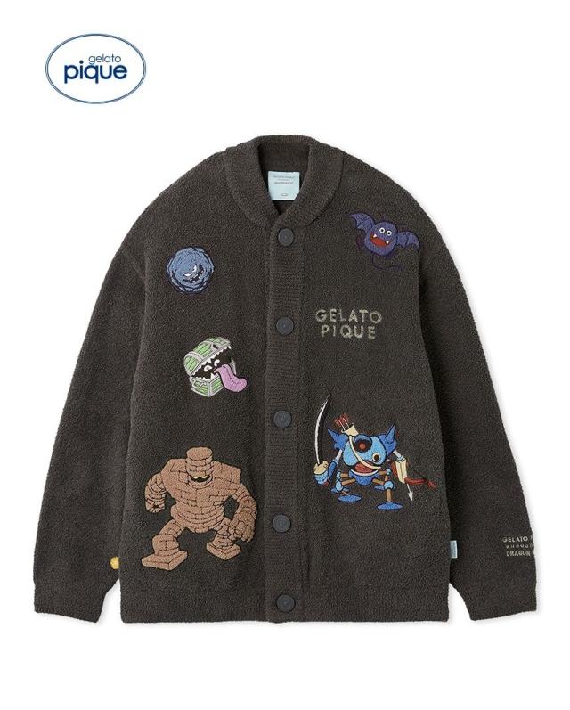 【新品】【即納】【Mサイズ】gelato pique ジェラート ピケ 【ドラゴンクエスト】【メンズ】パウダーアソートモンスターブルゾン 　HOMME オム