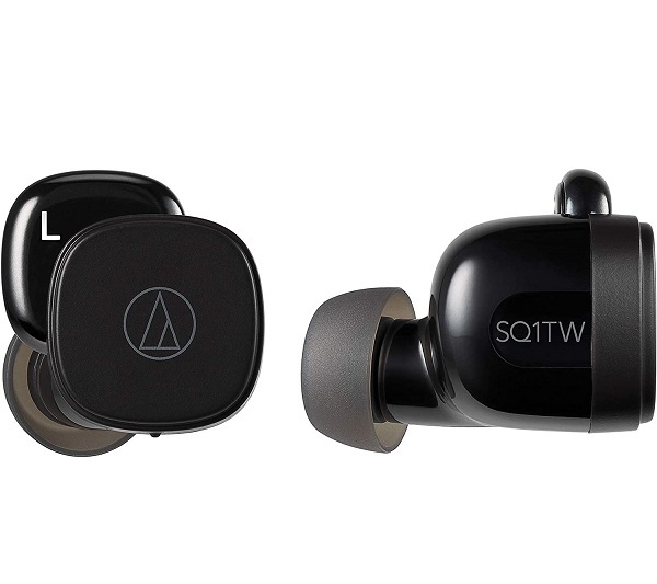 【新品】1週間以内 オーディオテクニカ (ワイヤレス イヤホン Bluetooth 対応) 完全ワイヤレスイヤホン / ブラック ATH-SQ1TW BKの通販は