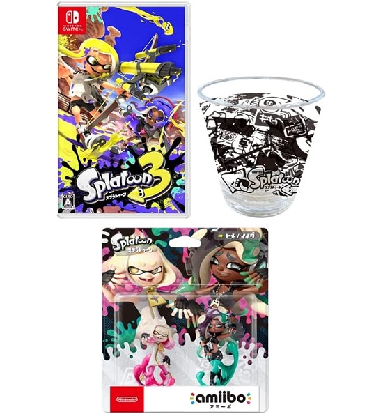 【新品】１週間以内発送 【限定 アクリルタンブラー 同梱】スプラトゥーン3 Switch +amiibo テンタクルズセット[ヒメ/イイダ]