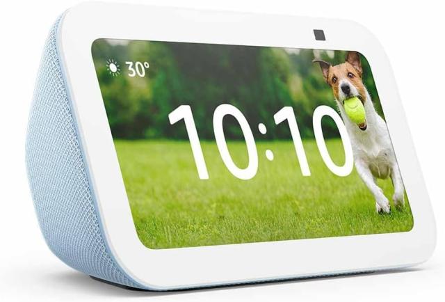【新品】１週間以内発送【クラウドブルー】Echo Show 5 (エコーショー5) 第3世代 スマートディスプレイ with Alexa 2メガピクセルカメラ付き デバイス 音楽 天気 便利 家電_1