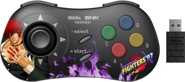 【新品】1週間以内発送【ネオジオミニ/Android(9.0以上)/PC対応】8BitDo NEOGEO Wireless Controller Iori Yagami　八神 庵 やがみ いおり コントローラー