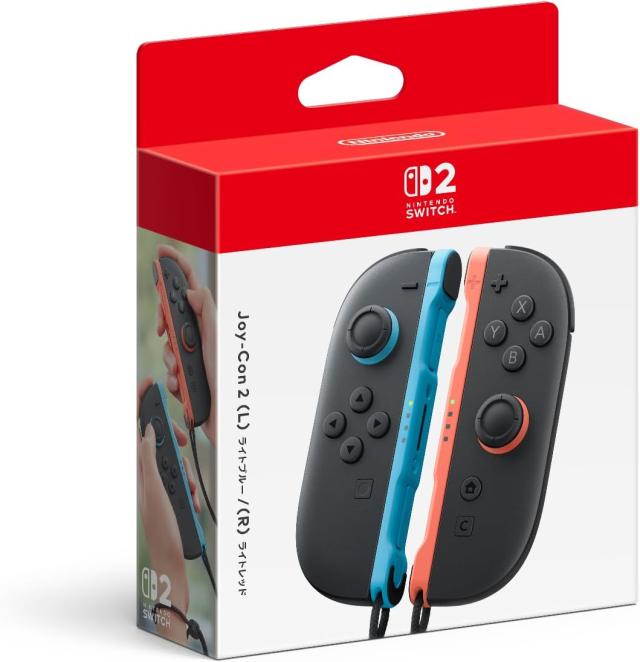 【新品】１週間以内発送【任天堂純正品】Joy-Con 2 (L) ライトブルー/(R) ライトレッド BEE-A-JAAAA　ニンテンドー スイッチ2 ゲーム機 周辺機器