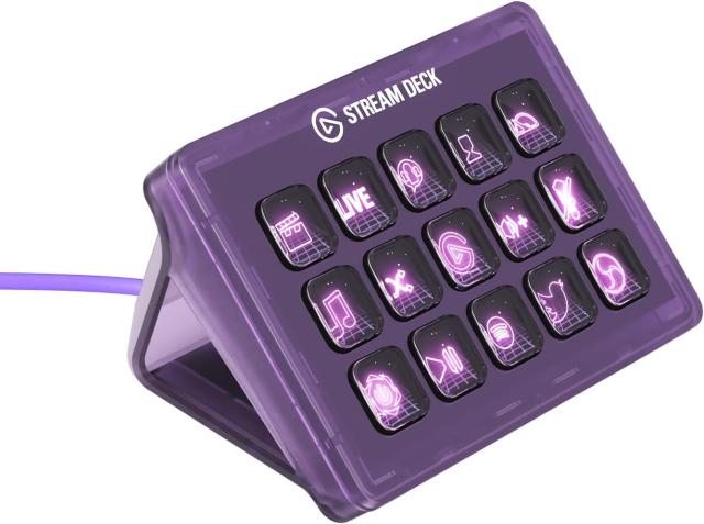 【新品】【即納】【限定】Elgato Stream Deck MK.2 Atomic Purple エルガトストリームデック 紫色特別版 パープルエディション MK.2【15キー配列】