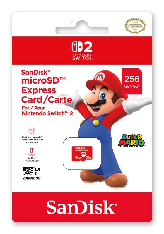 【新品】１週間以内発送 SanDisk microSD Express Card 256GB for Nintendo Switch 2　BEEASD01A スイッチ 周辺機器 ゲーム