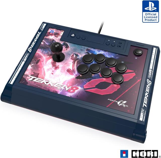 【新品】1週間以内発送【SONYライセンス商品】TEKKEN8　ファイティングスティックα for PlayStation5,PlayStation4,PC【PS5,PS4両対応】 ホリ SPF-037